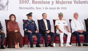 “México cuenta con ustedes”: Alfonso Durazo encabeza protesta del Servicio Militar