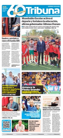 Cubierta de la versión impresa del 02 May 2026