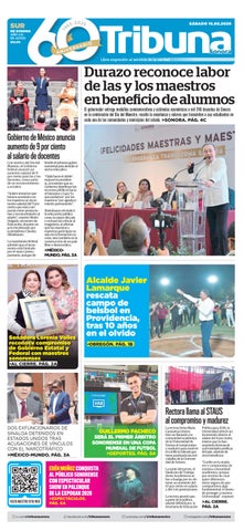 Cubierta de la versión impresa del 15 May 2026