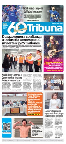 Cubierta de la versión impresa del 20 May 2026