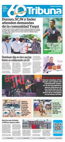 Cubierta de la versión impresa del 22 May 2026