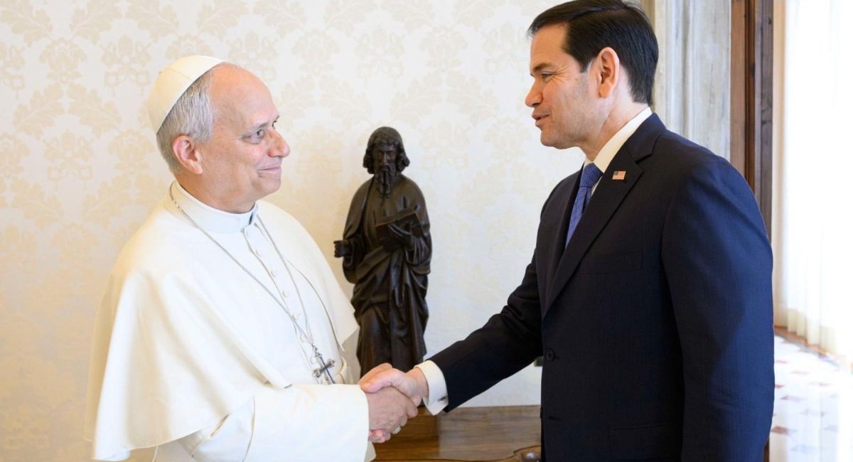 Marco Rubio se reúne con el Papa León XIV