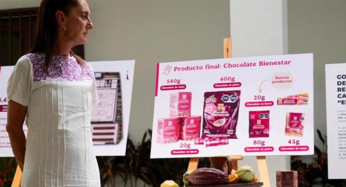 Gobierno de Sheinbaum invertirá 110 millones en planta de chocolate en Tabasco