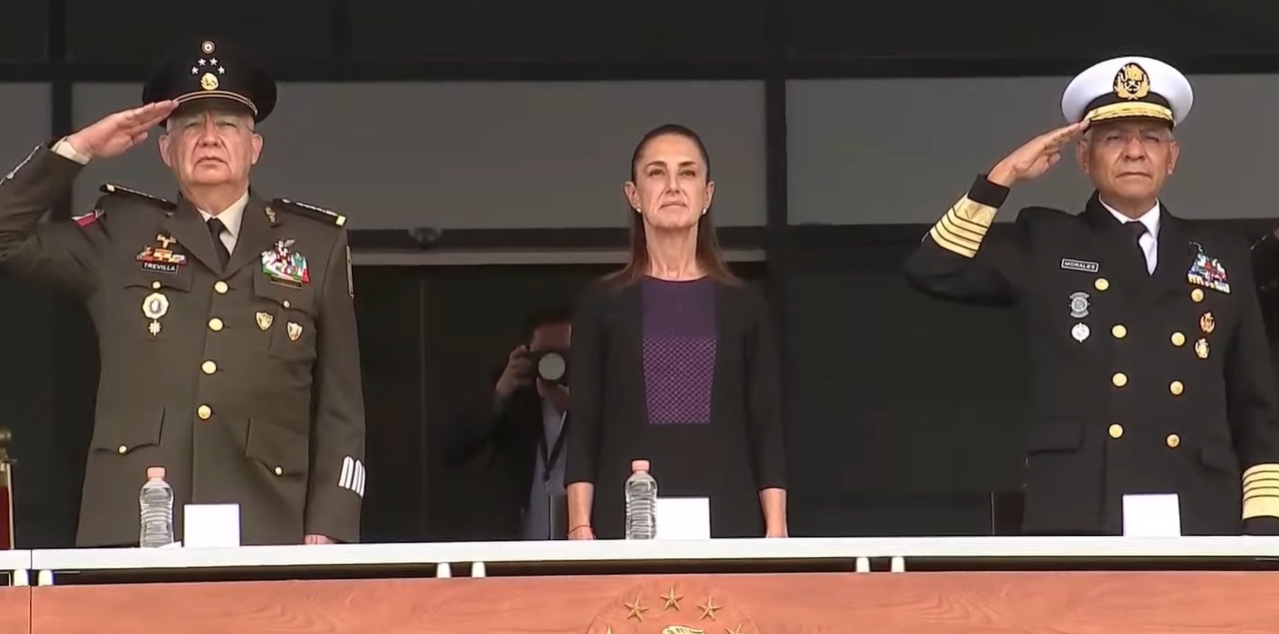 "Ningún país tiene derecho a decidir sobre el destino de otro": Sheinbaum en el 106 Aniversario de la Columna de la Legalidad