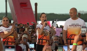 “La honestidad, el amor al pueblo y a la patria dan resultados”: Sheinbaum en inauguración del Puente Nichupté