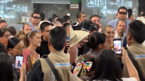 Al grito de “¡Presidenta, Presidenta!”: Sheinbaum inicia gira por Sonora en Hermosillo