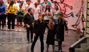 Sheinbaum y U2 sorprenden en clausura del Mundial de Niños de la Calle