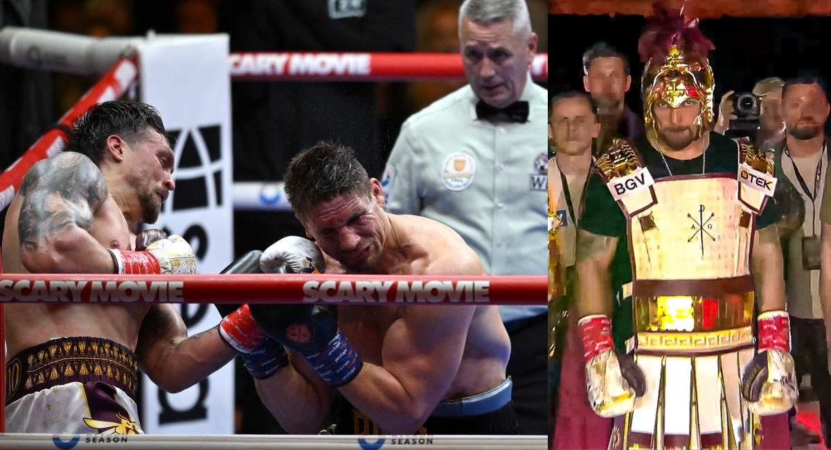 Oleksandr Usyk noquea a la estrella de kickboxing Rico Verhoeven y evita la sorpresa en Egipto