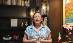 Yeraldine Bonilla, gobernadora interina de Sinaloa, anuncia que está embarazada