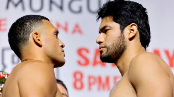 ‘Zurdo’ y Benavidez cumplen con la báscula y todo está listo para la Noche Mexicana en Las Vegas
