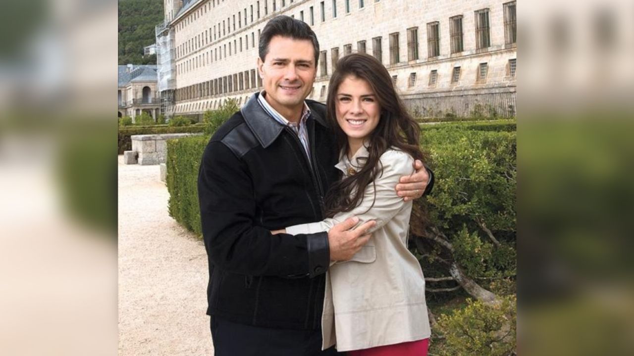 ¿Igualita al expresidente? Así lucía la hija mayor de Peña Nieto cuando era una niña