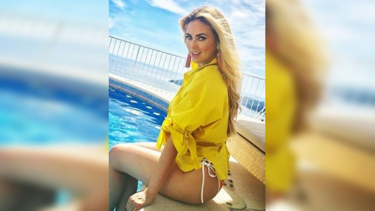 Aracely Arámbula acalora en Instagram al lucir pequeño bikini y presumir tremendas curvas
