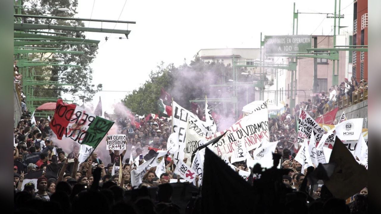 A 52 años de la tragedia en Tlatelolco, “2 de octubre no se olvida” se vuelve a hacer presente