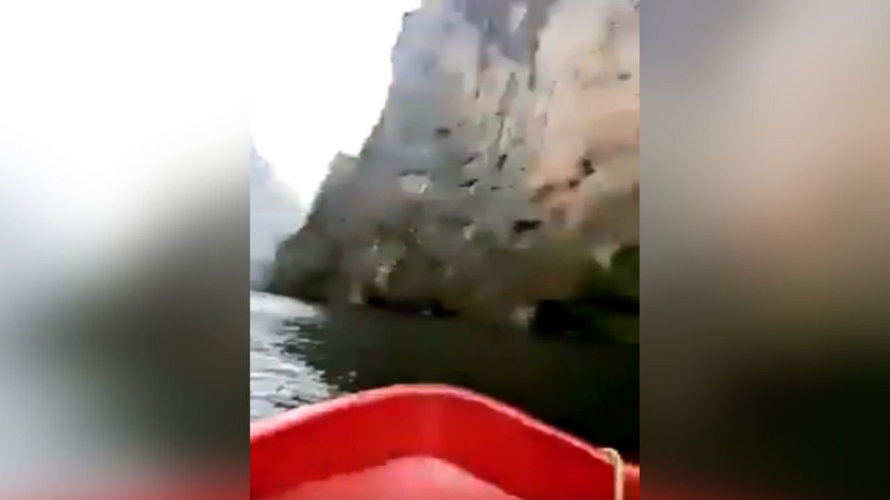 VIDEO: Deslave en el Cañón del Sumidero cierra navegación de turistas