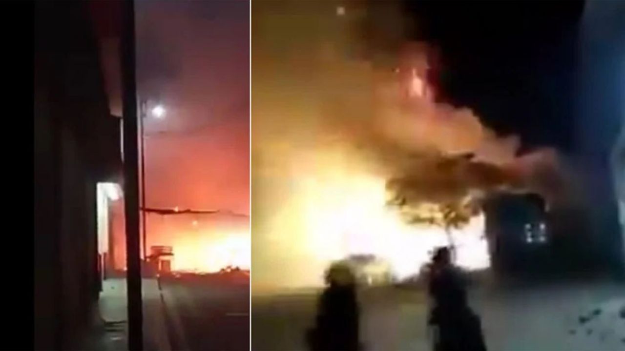 VIDEO: Crisis nerviosa en Zinacatepec por explosión de locales con pirotecnia