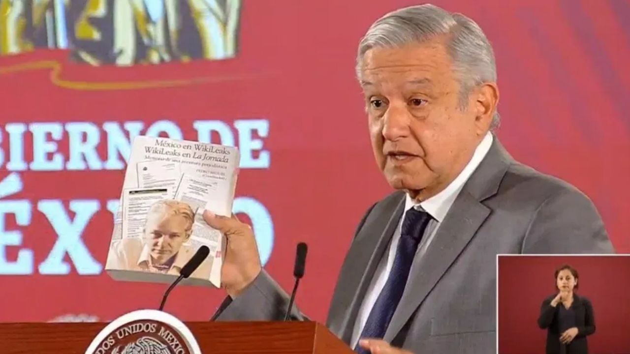 “Todo lo revelado por WikiLeaks sobre México es verdad”: AMLO