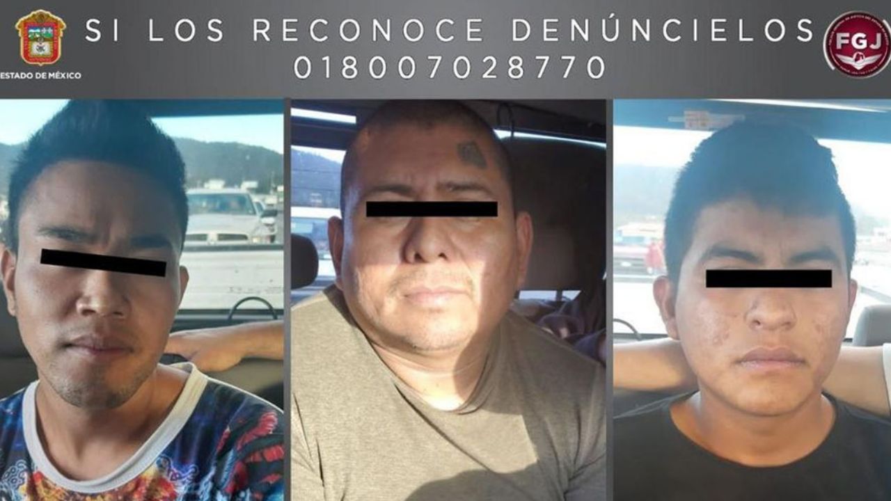 Fiscalía de Edomex detiene a 3 del CJNG incluido ‘La Niña’ y ‘El Chocolate’