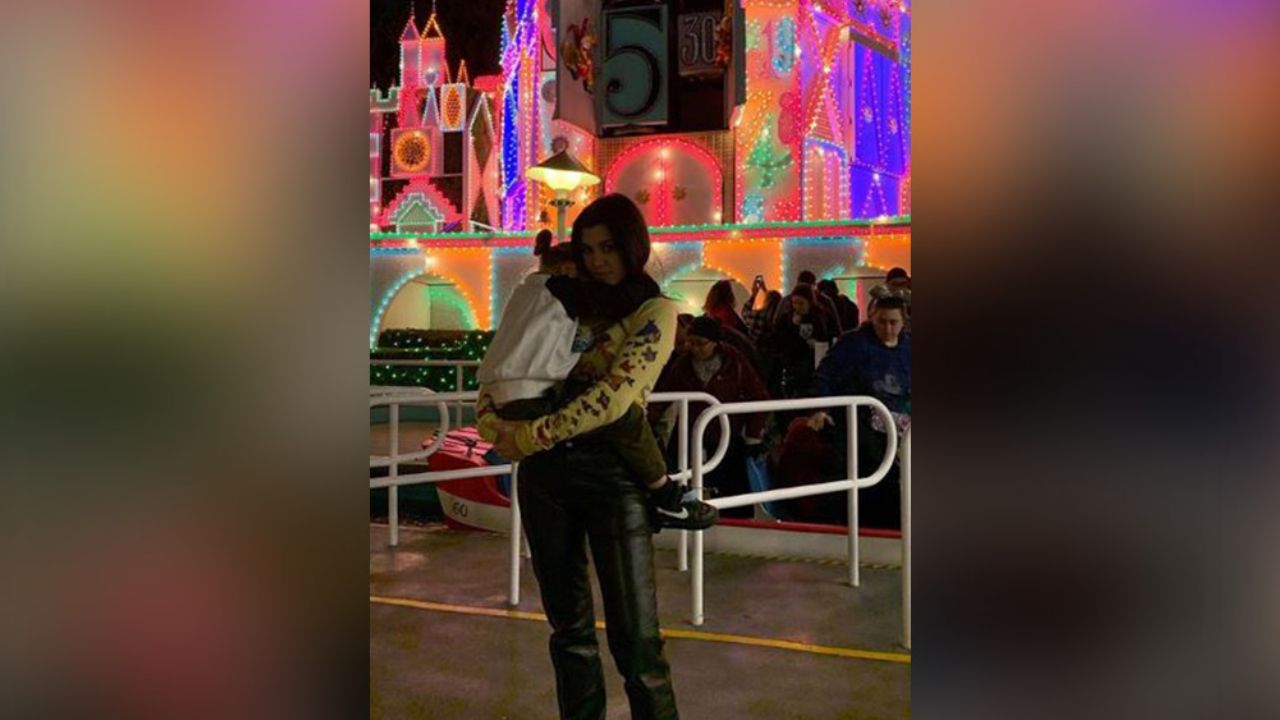 Kourtney Kardashian comparte emotivo momento con Reign: “Esto es felicidad”