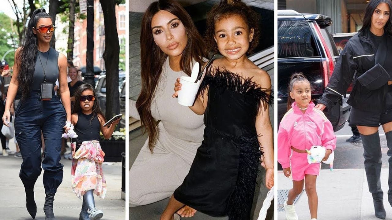 Fans de Kim Kardashian enloquecen con el increíble parecido de North West