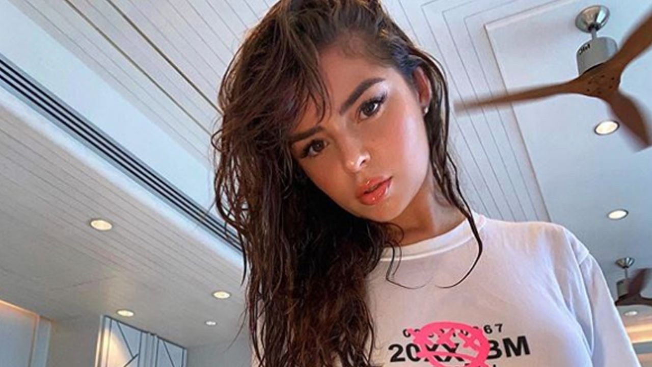 ¡Cardiaco! Demi Rose se quita el sostén del bikini en su visita a México