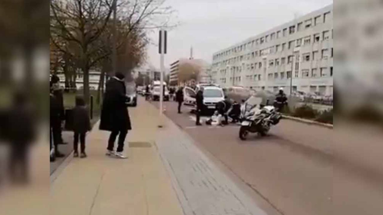 Violencia en Francia: Policía dispara a sujeto que amenazó a gente con cuchillo