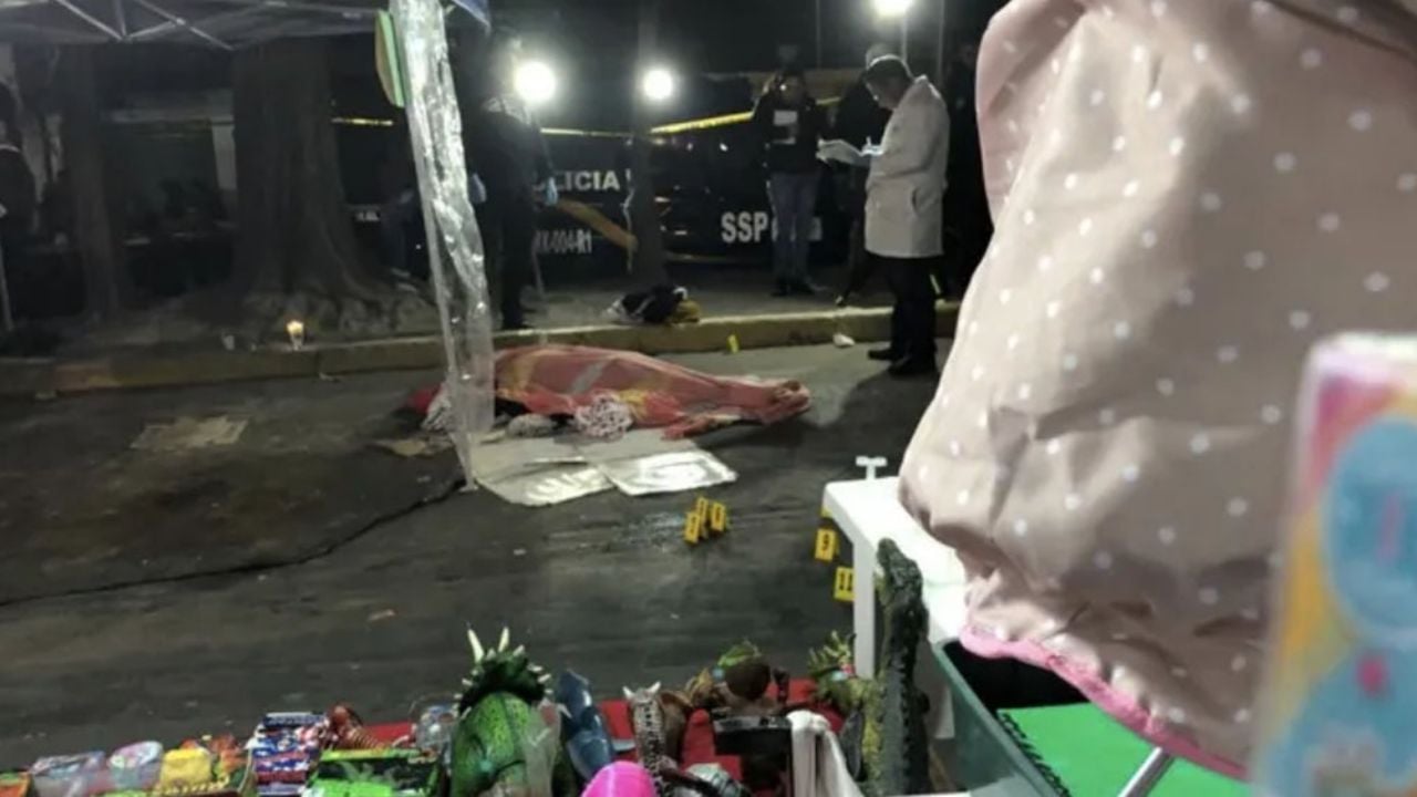 Pánico por balacera en tianguis de Iztapalapa; 2 muertos y 3 heridos