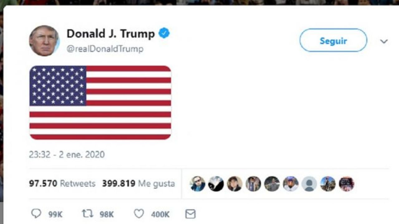 VIDEO: Diario iraní envía macabro clip a Trump con ‘muertes’ en vez de ‘likes’