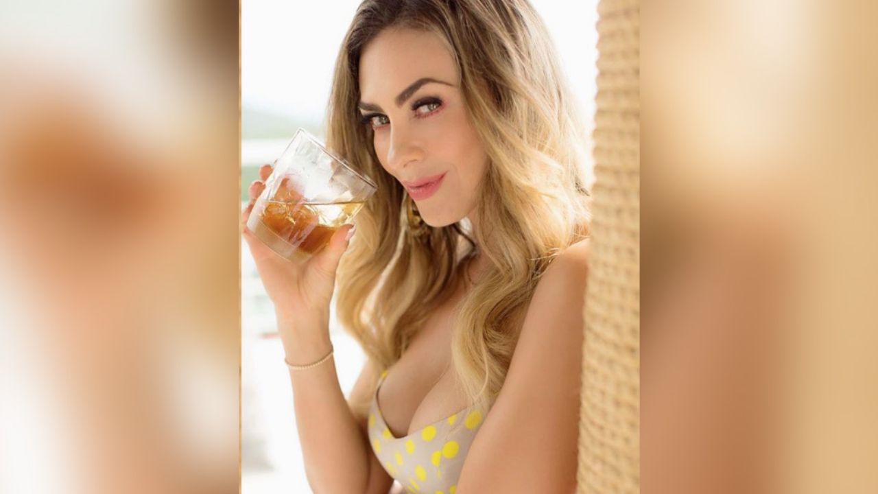 ¡De infarto! Aracely Arámbula presume tremendas curvas en entallado atuendo