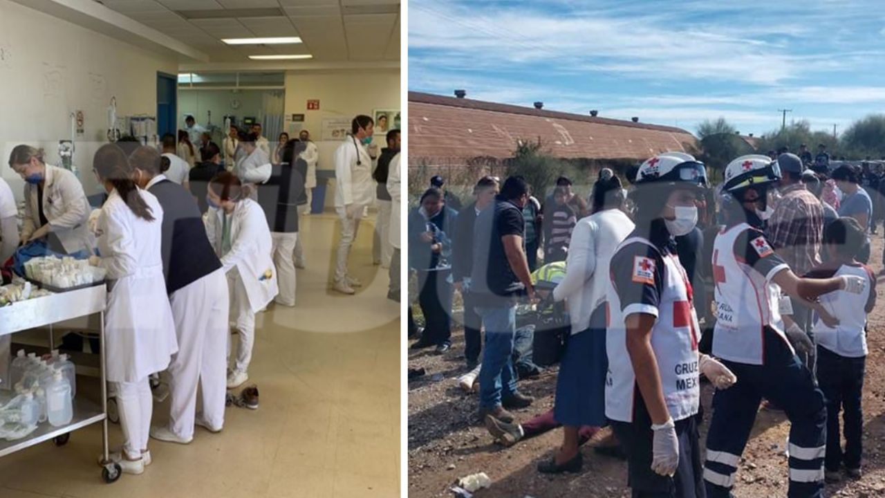 Cifra de muertos por ‘trenazo’ en Vícam sube a 8; dan de alta a 18 heridos