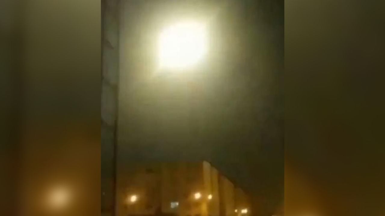 VIDEO: Momento en el cual avión de Ucrania es impactado por misil de Irán