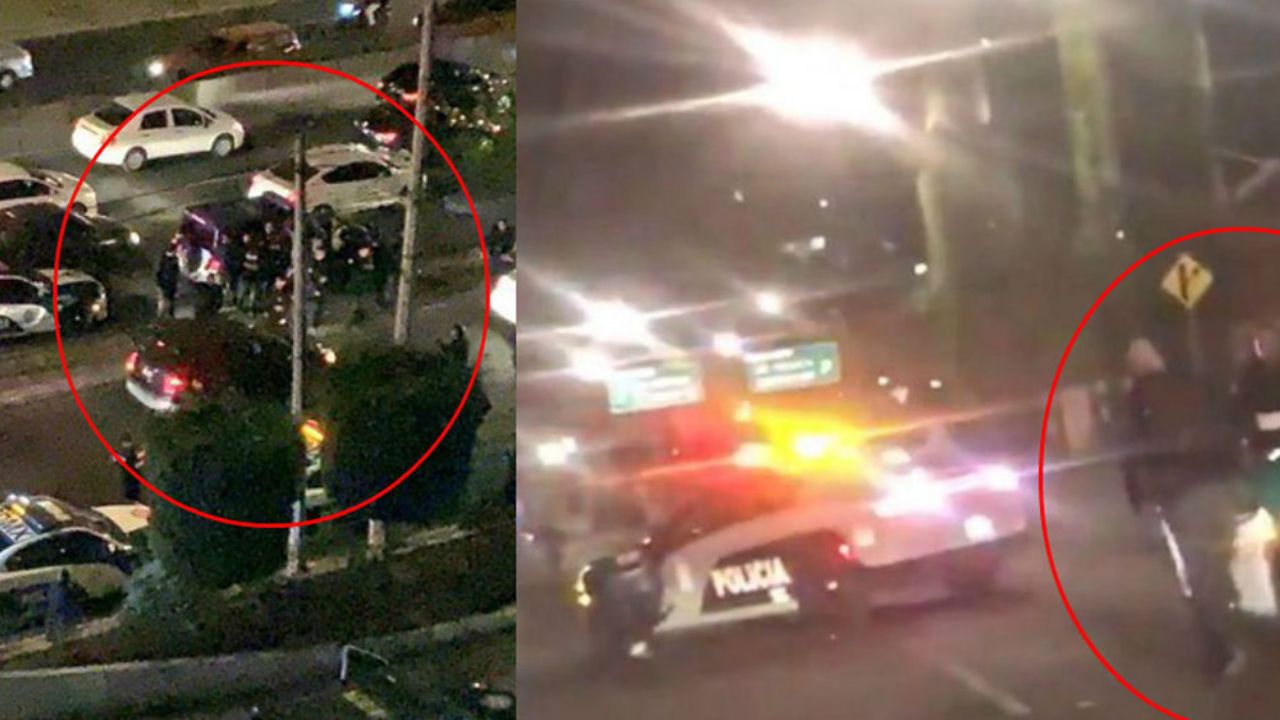 VIDEO: Persecución de película y tiroteo en Periférico dejan 1 muerto y 3 heridos