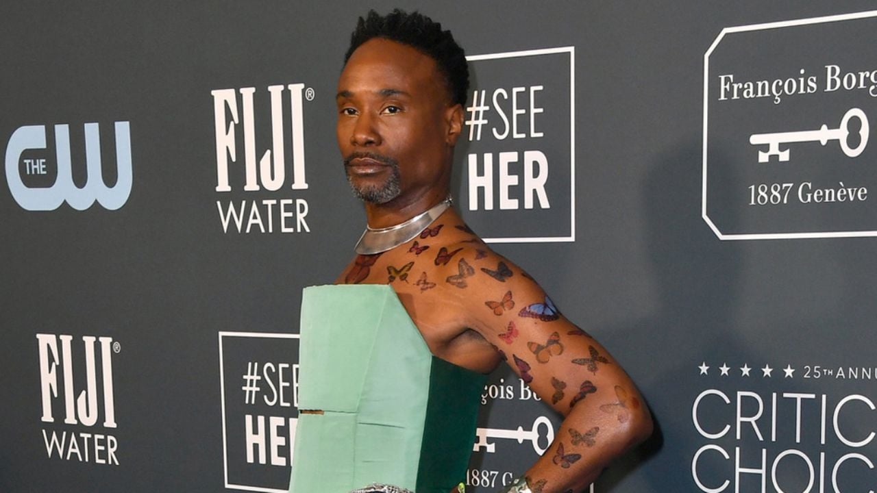 Critics’ Choice Awards: Billy Porter recrea atuendo noventero de Salma Hayek