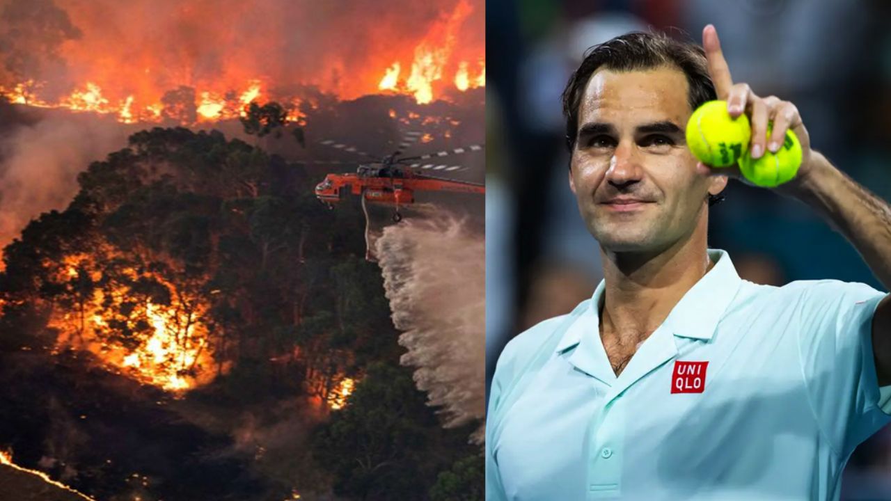 Por incendios forestales en Australia, Roger Federer hará gran donación