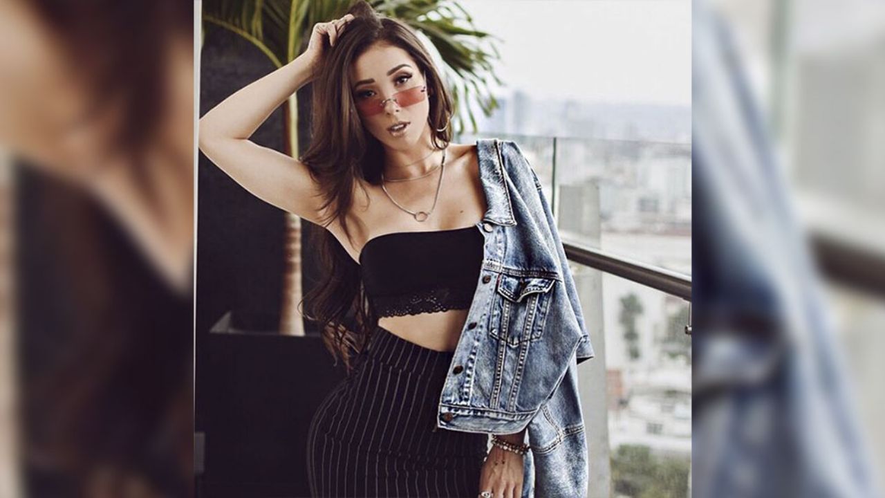 Danik Michell provoca expectación de fans al ejercitarse en ajustados leggings