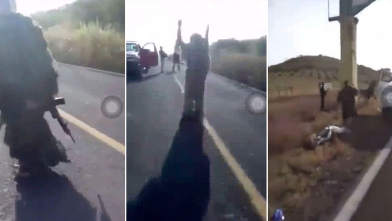 VIDEO: Carretera Apatzingán-Aguililla, zona de guerra entre el CJNG y LNFM