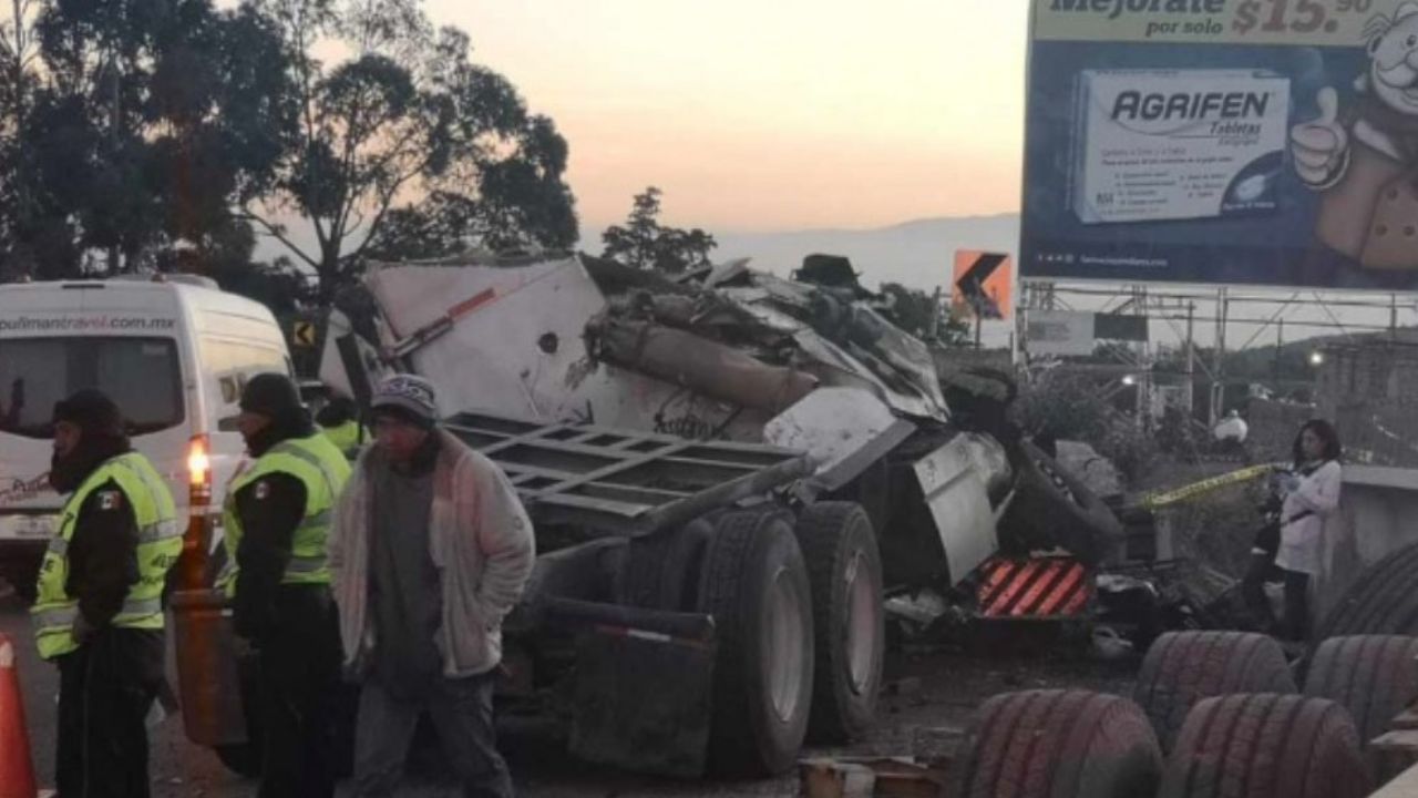 Trágico accidente en la México-Cuernavaca deja saldo de dos muertos