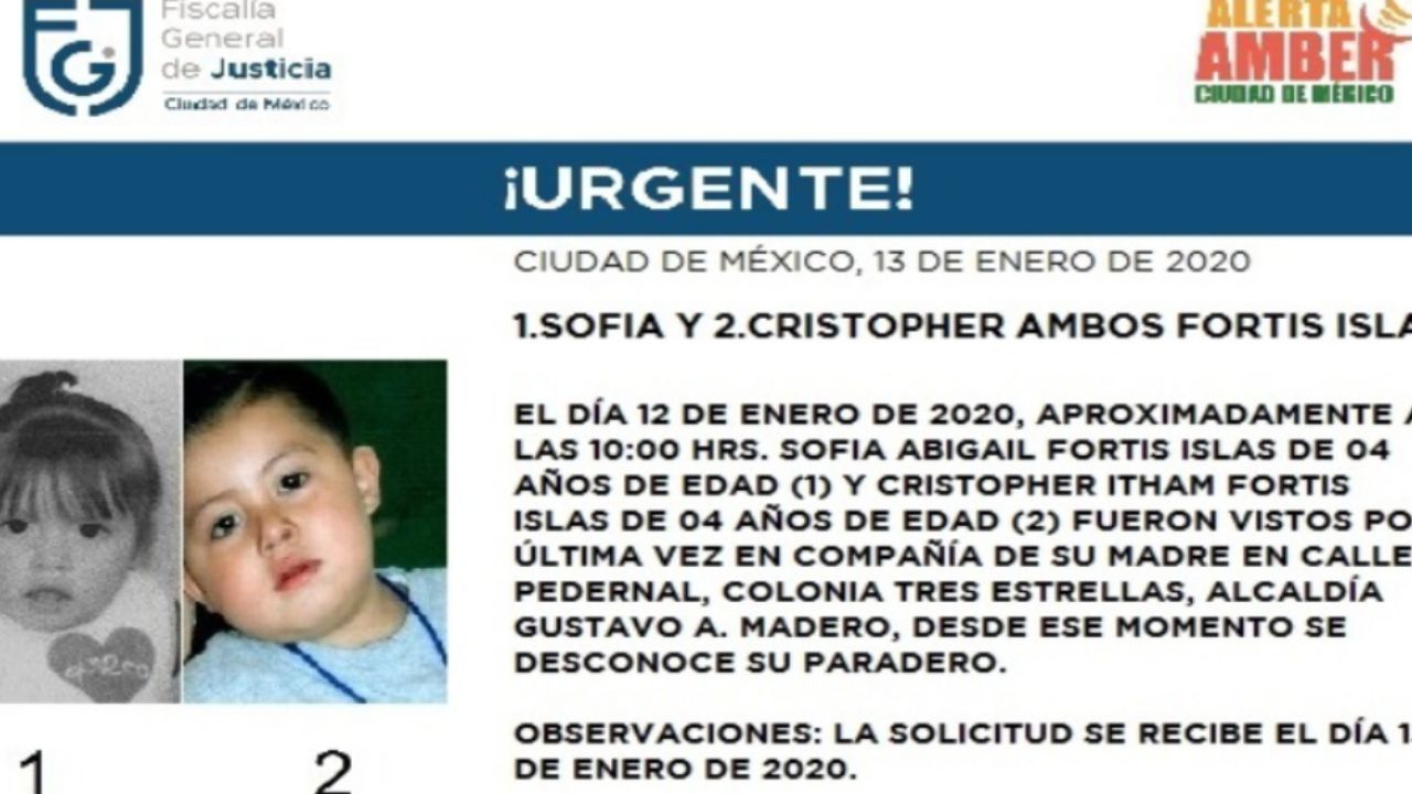 ¡Urgente! CDMX inicia la búsqueda de los gemelos Fortis Islas, de 4 años