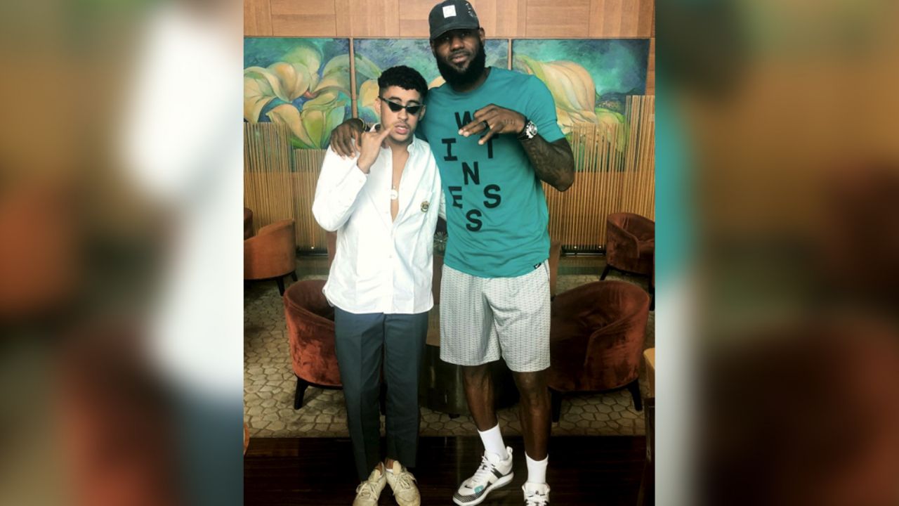 VIDEO: LeBron James luce sus pasos de baile en concierto de Bad Bunny