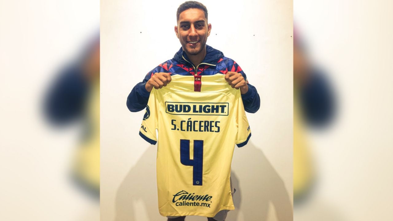 Sebastián Cáceres vestirá los colores del América durante el Clausura 2020