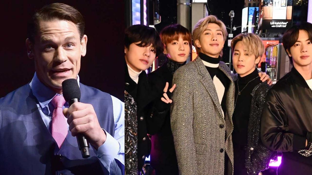 Jhon Cena sorprende al mundo al confesar su afición por BTS