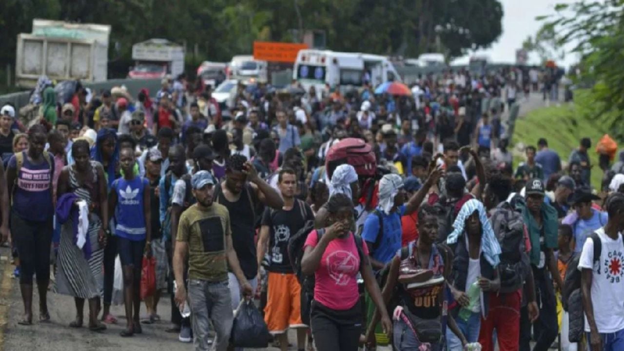 Nueva caravana de migrantes arriba a la frontera de México; serían más de 3 mil