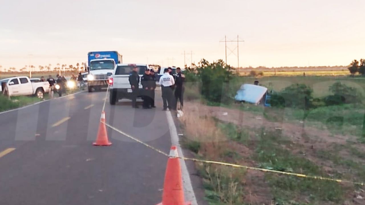 Lesionados en accidente carretero son trasladados a hospitales de Hermosillo