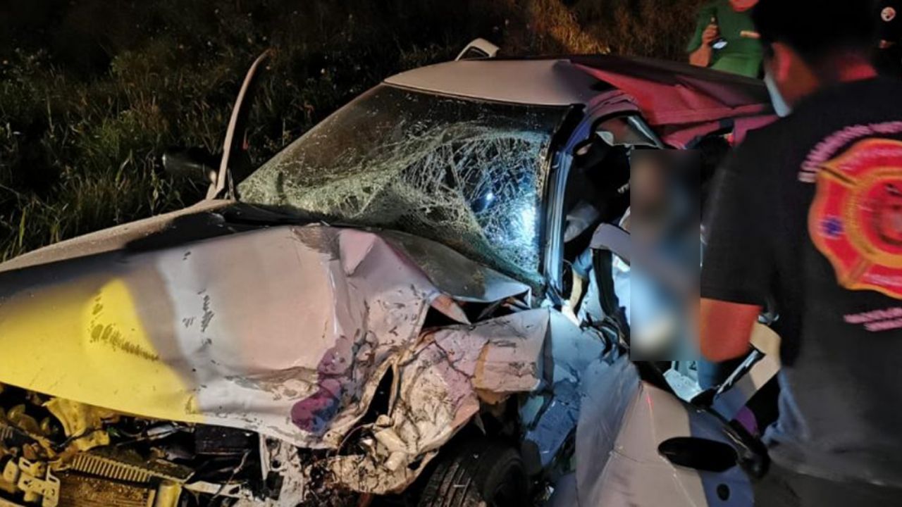 Trágico choque frontal deja un herido en Sinaloa; iban a exceso de velocidad