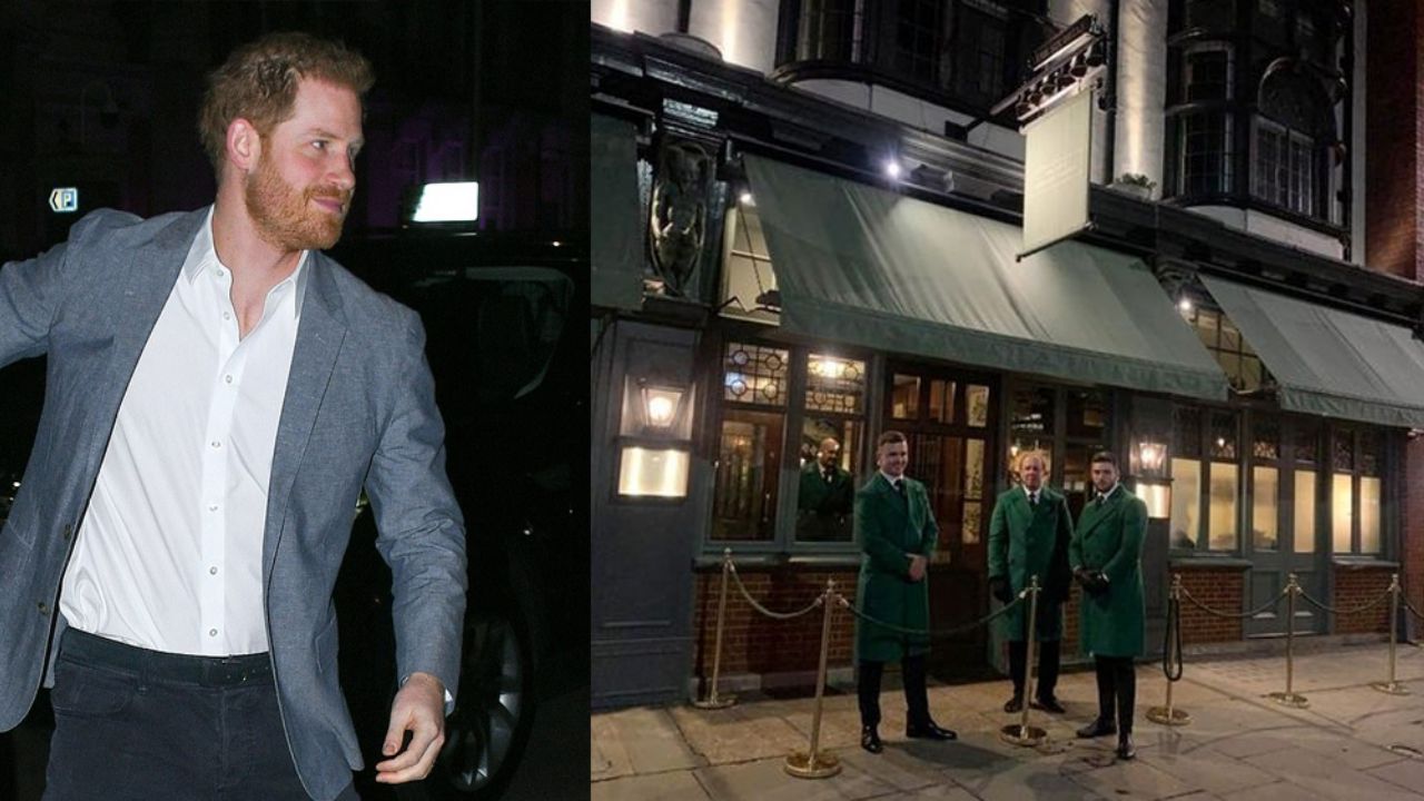 Príncipe Harry reaparece tras acuerdo del Megxit en restaurante de Londres