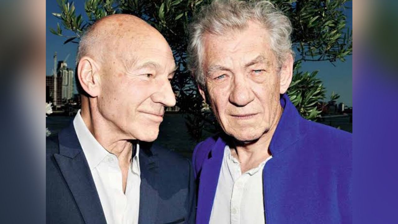 Con beso en la boca, famoso actor le propone matrimonia a Patrick Stewart