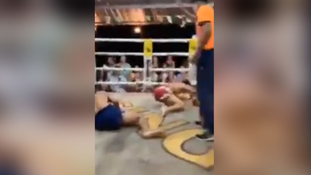 VIDEO: Peleadores de muay thai hacen sorprendente doble nocaut