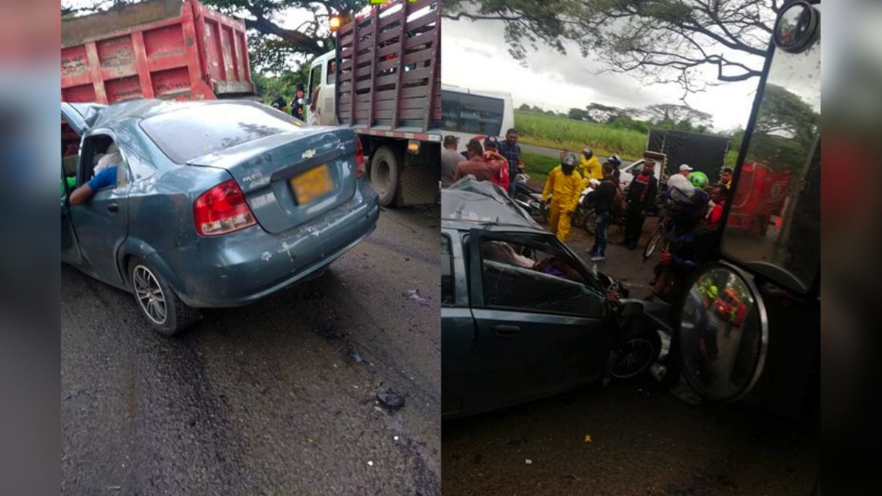 Cuatro futbolistas pierden la vida en un fuerte choque en Colombia