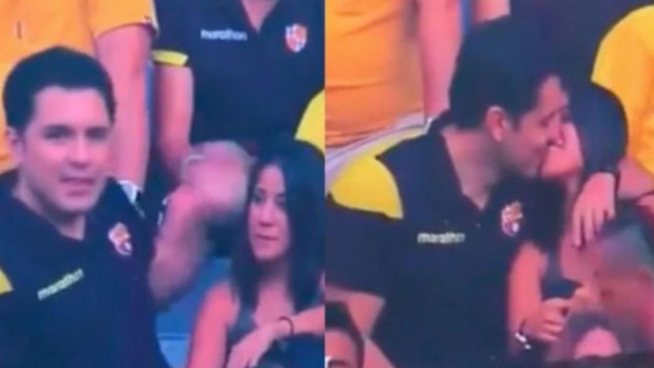 “No se ponen en mis zapatos”: Hombre captado por la ‘Kiss Cam’ en estadio