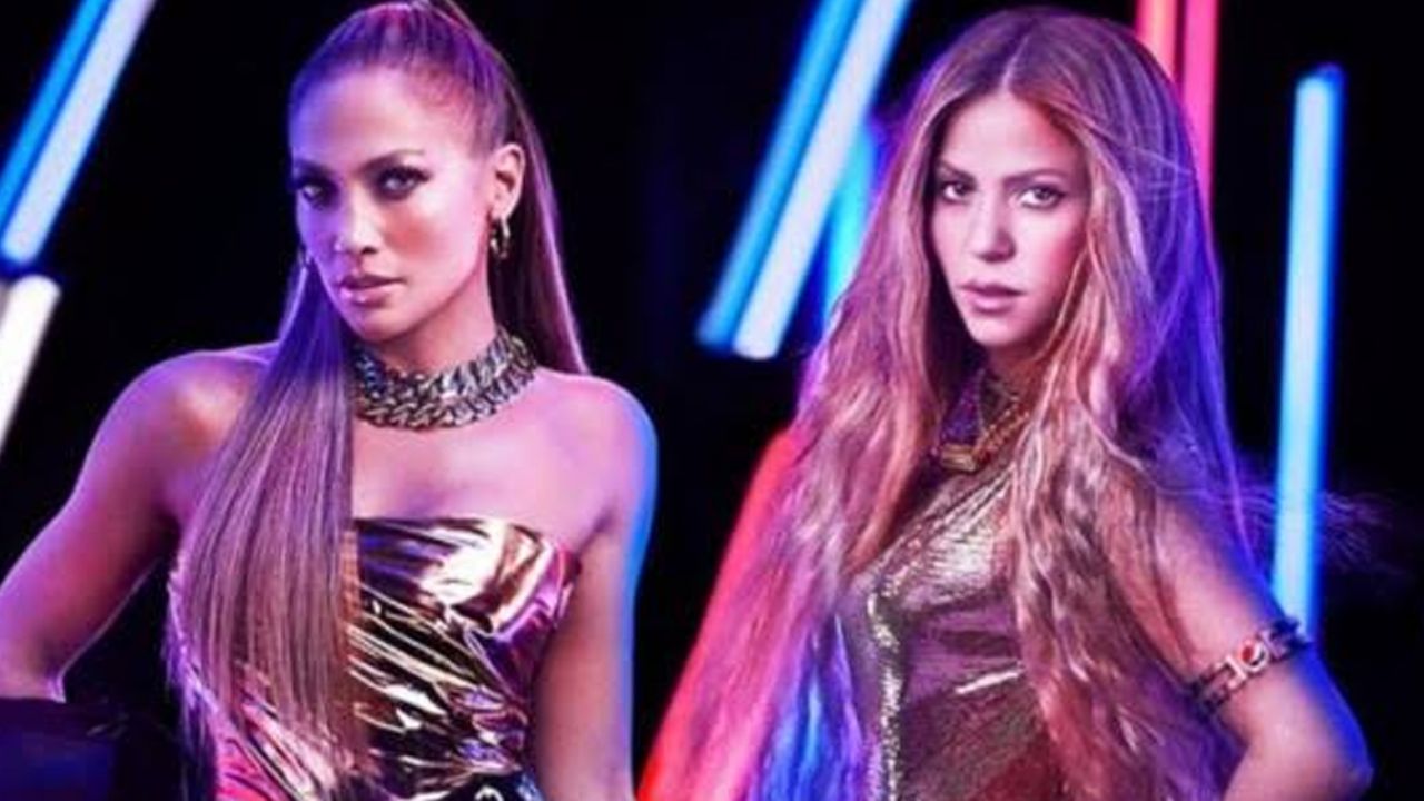“Le aplastan el pie a JLo”: Critican la mala edición de póster del Super Bowl