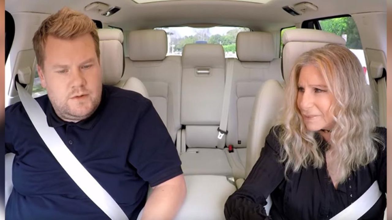 Carpool Karaoke de James Corden es exhibido al no conducir en grabaciones